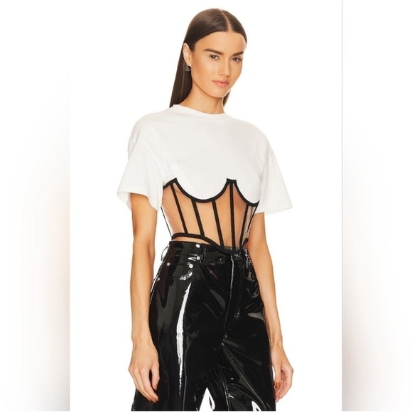 RTA Angelo Corset White Top Small - Picture 3 of 9